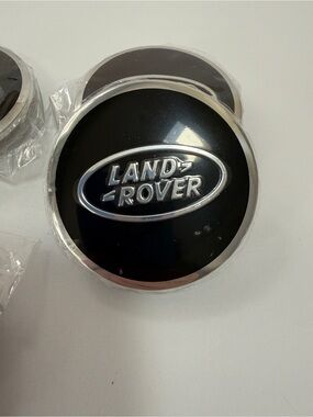Land Rover Black Chrome Wheel Center Cap set of four